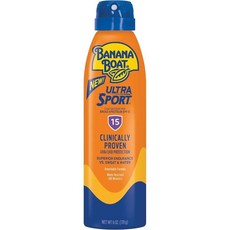 Banana Boat 스포츠 울트라 SPF15 선스크린 스프레이 바나나 Boat 선스크린 스프레이 SPF15 170g, 1개