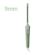 Keka 9mm 봉고데기 5단계 온도 조절 슬림 컬링 남녀공용 식물성 단백질 코팅, 그린, Keka-4268