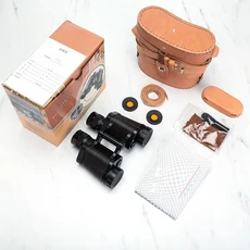 2026 고배율 8X30 HD 쌍안경 망원경 캠핑 야외 투시 가죽 케이스 포함, 04 Type 62 with cowhide