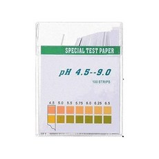 리트머스 종이 검사 ph 시험지 PH 100개 4.5-9 페이퍼 광범위 산염기 산도 측정 비누 제조 소변 타액 수질 토양, 리트머스 종이 검사 ph 시험지 PH 100개 4.5-