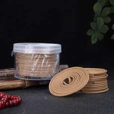 DIU 天然桂花盤香蚊香家用室內香薰持久驅蚊安神檀香薰香廁所除臭, 清心檀香·40盤簡裝:如圖, 1個, 1L