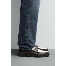 ZARA 자라 남성 슈즈 레더 스니커즈 포멀 페니 로퍼 - 멀티 컬러 180294