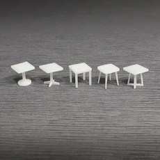 사각테이블 1:100 / 건축모형재료 가구모형 디오라마 미니어처, 타입A / 1:100 (DN0004-A100)