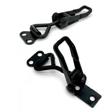 아이베란다 매미고리 블랙 걸고리 잠금장치 래치, 2개