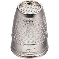 可樂牌Clover 凹槽金屬頂針器 內徑14 18mm 縫紉頂針 手工藝輔助工具, 1個