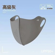 QRU 簡約夏季長款防曬面罩upf50百搭騎行透氣臉基尼冰絲遮陽防曬口罩