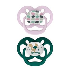 닥터브라운 어드밴티지 야광 공갈젖꼭지 6-18개월용 4팩 다람쥐, 닥터브라운 2 Pack, 2팩, 스쿠터 다람쥐