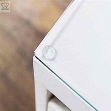 다용도 미끄럼방지 도트 식탁유리 논슬립패드 바닥 책상 가구 6mm (60개)