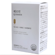 [본사정품] [당일배송] [리뷰이벤트] MyDay 퀘르민 만성염증 여드름제거, 30개, 30정