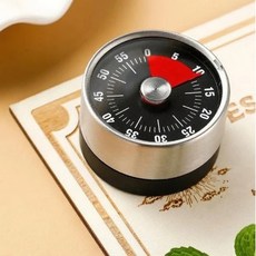 자석 수능 업소 초시계 타임 타이머 요리 주방, 1개, 라이프원 블랙