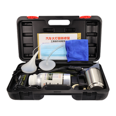 자동차 전조등 복원제 키트 클렌져 밸브 연마 헤드라이트 헤드램프 전구, 세트 1 600ml 도구 상자, 1개