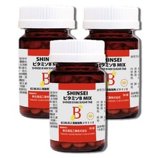 SHINSEI 維生素B群，維持能量正常代謝，提升專注力與記憶力，增強體力, 3套, 90顆