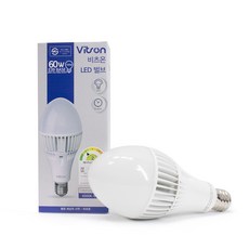 비츠온 고와트램프 60w (E39) 주광색 마트조명, 1개