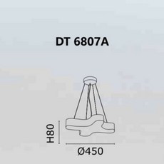 好時光 MARCH LED 吊燈 吸頂燈 天花板燈 鋁材壓克力罩 全電壓, DT6807A 28W,自然光