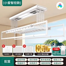 스마트 전동 옷걸이 자동 리모컨 음성 제어 건조 살균, 기본 모델명/품번, 밝은 화이트 스마트 풀기능형