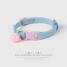 하이독 고양이 방울 목걸이, 1개, 라이트블루