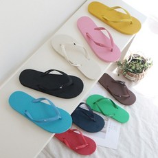옆집샵 남녀공용 데일리 쪼리 9컬러 여름 플랫 슬리퍼 가볍고 편한 발편한 신발