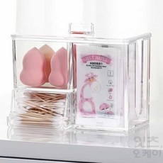 2ndok 화장솜케이스 투명케이스 화장소품