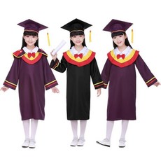 臺灣出貨兒童博士服幼兒園學士服小學畢業照服裝畢業禮服拍照衣服博士帽子