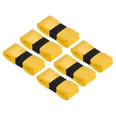 쿠쿠스토어 /12pcs 43.3 "테니스 라켓 그립 테이프 PU 오버 신축성있는 미끄럼 방지 흡수 땀 배드민턴 낚싯, 18 Yellow pcs