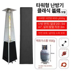 우산형히터 삿갓난로 파라솔난로 파라솔 우산 L형, 클래식 블랙 방수커버 A, 기본 색상
