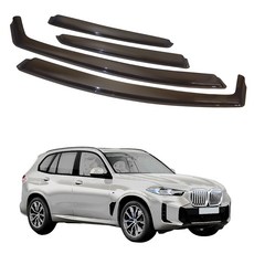 比德堡崁入式晴雨窗【崁入式-標準款】BMW 寶馬 X5 G05 2022 起專用, 黑色, 全車四片