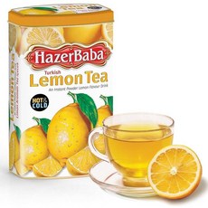 Hazer Baba 인스턴트 드링크 믹스 레몬 맛 249.5g(8.8온스) (1팩) 과일 천연 파우더 카페인 프리 빠른 보온 또는 콜드 워터 인핸서 주스 스무디 비건 할랄 코셔, 1, 250g