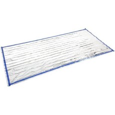 JEOZBM 비상용 수면 가방 접이식 야외 캠핑 하이킹을 위한 보온 담요, Sliver, 90cm