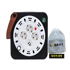 러그박스 20M 3구 USB 블랙 1.0SQ, 1개