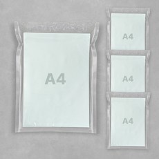 국산 먼지 없는 종이 크린페이퍼 무진지 스카이블루, 4팩, A4