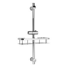 潔夫人 304不銹鋼蓮蓬頭升降桿, 亮銀色