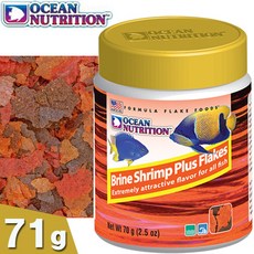 오션 포뮬러2 플레이크 71g (초식성/식물성) / 열대어 해수어 사료 먹이 밥 크라운 니모 관상어 수족관, 1개