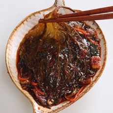 순창 전통 양념 깻잎 장아찌 밀양 깻잎 무침 깻잎 김치 집 밥반찬 여름 밑반찬 깻잎절임 겨울밑반찬, 180g, 1개
