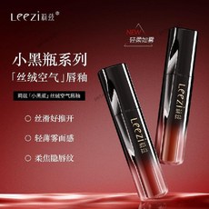 Leezi/莉茲小黑瓶絲絨空氣脣釉霧麵啞光口紅脣彩脣泥持久不易沾杯, 1個, 03#歐美橘紅,3.8g