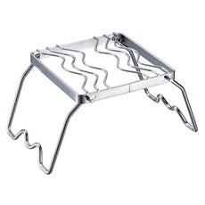 Amazon.co.jp NANGOGEAR(남호 캠프 장비) 그릴 스탠드 mini 높이 2단계 조절 가능 싱글 버너 용도 스토브 스탠드 160mm 11201(MS-1001)
