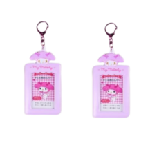 1+1 포카홀더 포카 포토카드 홀더 케이스 키링 키홀더 가방 열쇠고리 힐플로우, 마이멜로디