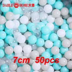 [타임딜] 어린이용 오션 볼 워터 풀 PE 소프트 야외 스포츠 피트 플라스틱 놀이펜 놀이 텐트 장난감 선물 7cm 50 개, [30] MACARON GREEN GRAY, 50개