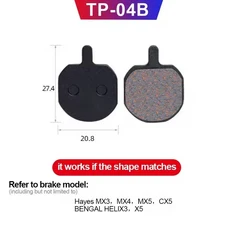 시마노 SRAM AVID 유압 B01S 패드 반금속 디스크 자전거 브레이크 MTB 호환 Magura ZOOM, TP-04B 1개, 1개