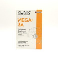 클리닉스 메가3A 80g 강아지 고양이 오메가3 영양제 보조제, 1개