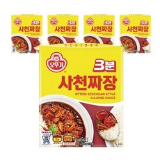 오뚜기 3분 사천짜장, 200g, 25개