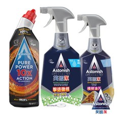 Astonish 英國潔 SPECIALIST浴室清潔劑 輕鬆去除水垢、霉菌、油污 打造潔淨浴室空間, 1套, 750 ml e