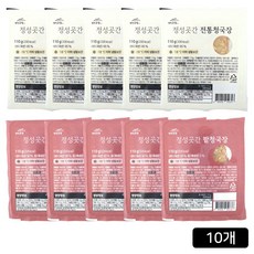 [홈쇼핑] 정성곳간 청국장(전통청국장+팥청국장), 10개, 110g