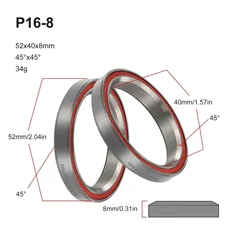 자전거 헤드셋 베어링 38mm 39mm 41mm 44mm 49mm 52mm MTB 로드 자전거 1.5 1 인치 1 인치 8 인치 45/36 앵, 01 빠른  Mainland