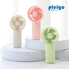 플레이고 초경량 휴대용 미니 건전지 선풍기, F11, 그린