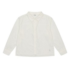 에꼴리에 여아 언발 트임 솔리드 셔츠 23C5351 WT