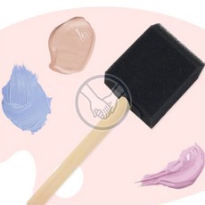 더가 스폰지 붓 페인트붓