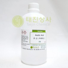 아세트산 5% (초산 빙초산 Acetic Acid) Solution 64-19-7 450ml
