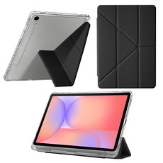 DANYCASE 아크릴 Y형 태블릿 커버 삼성 갤럭시 탭 케이스, 블랙, 1개
