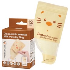 小獅王辛巴 拋棄式雙層奶粉袋(12入), 1個, 12