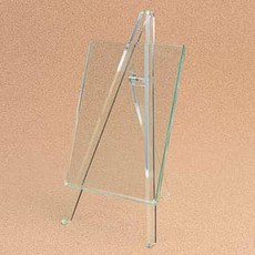 물결샵 아크릴 미니 이젤액자 부품 사진 데스크 소형 작은 소모품 탁상 자재 앤틱, 가로형